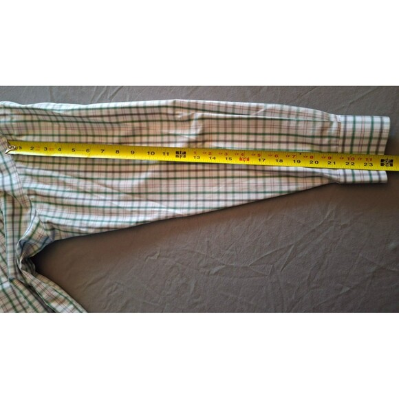 Lands' End No Iron Pinpoint Oxford Button Down Long Sleeve Shirt Medium 15-15.5 - Picture 5 of 8